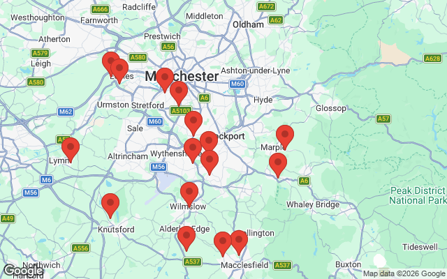 Map of club venues